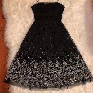 Black cocktail dress